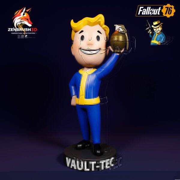Fallout - Bobblehead - Pack 3 - 5 IN ONE STL 3D PRINTING